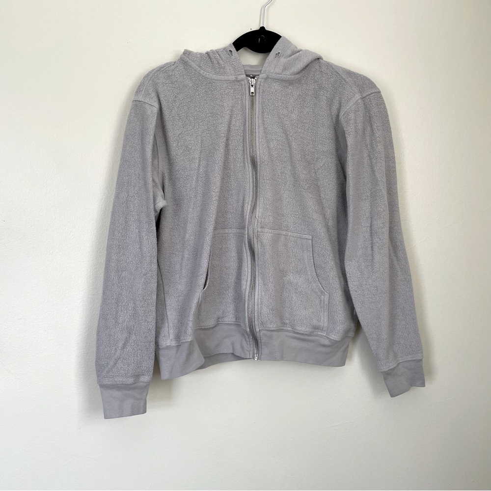 Soft Serve Clothing | Gray Zip-Up Hoodie Sweatshirt | Size Small - Picture 1 of 10